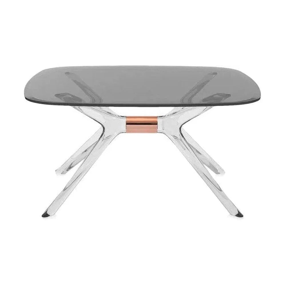 Kartell blast sidebord firkant, bronze/grå