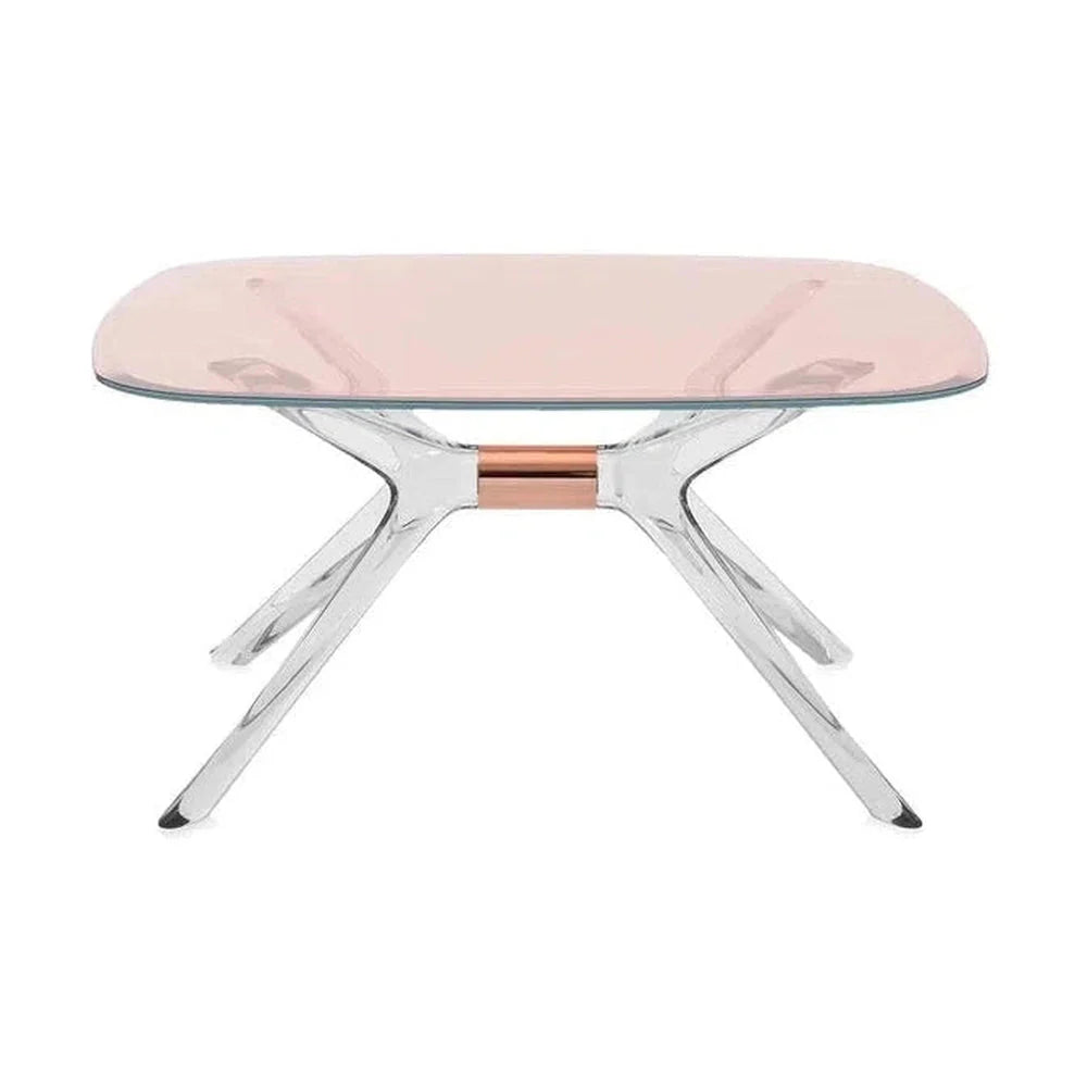 Table d'appoint Kartell Blast carré, bronze / rose