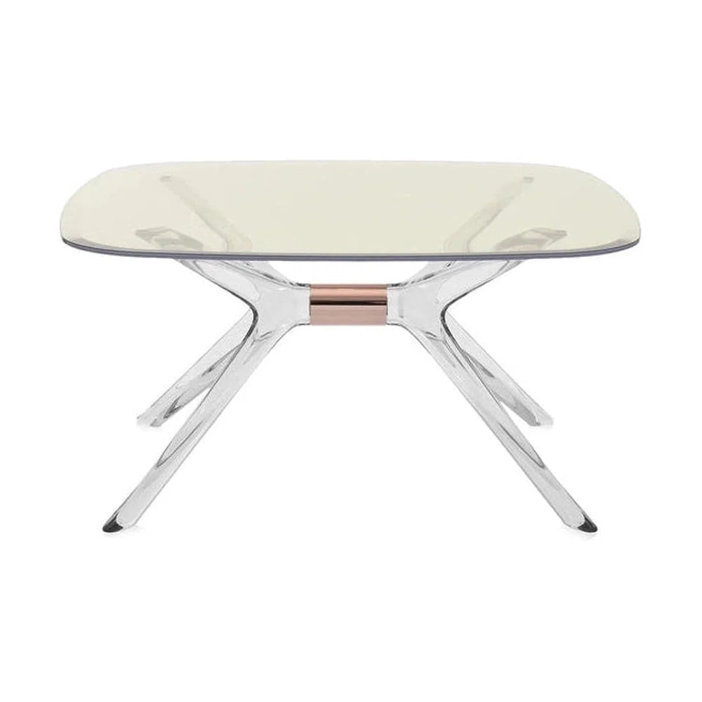 Mesa lateral de Kartell Blast Side, bronce/amarillo