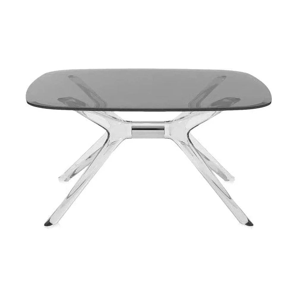 Table d'appoint Kartell Blast Square, chrome / gris