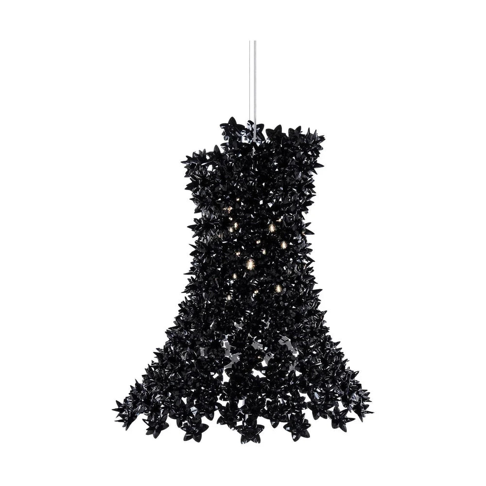 Kartellblüte Hanging Suspension Lampe, schwarz