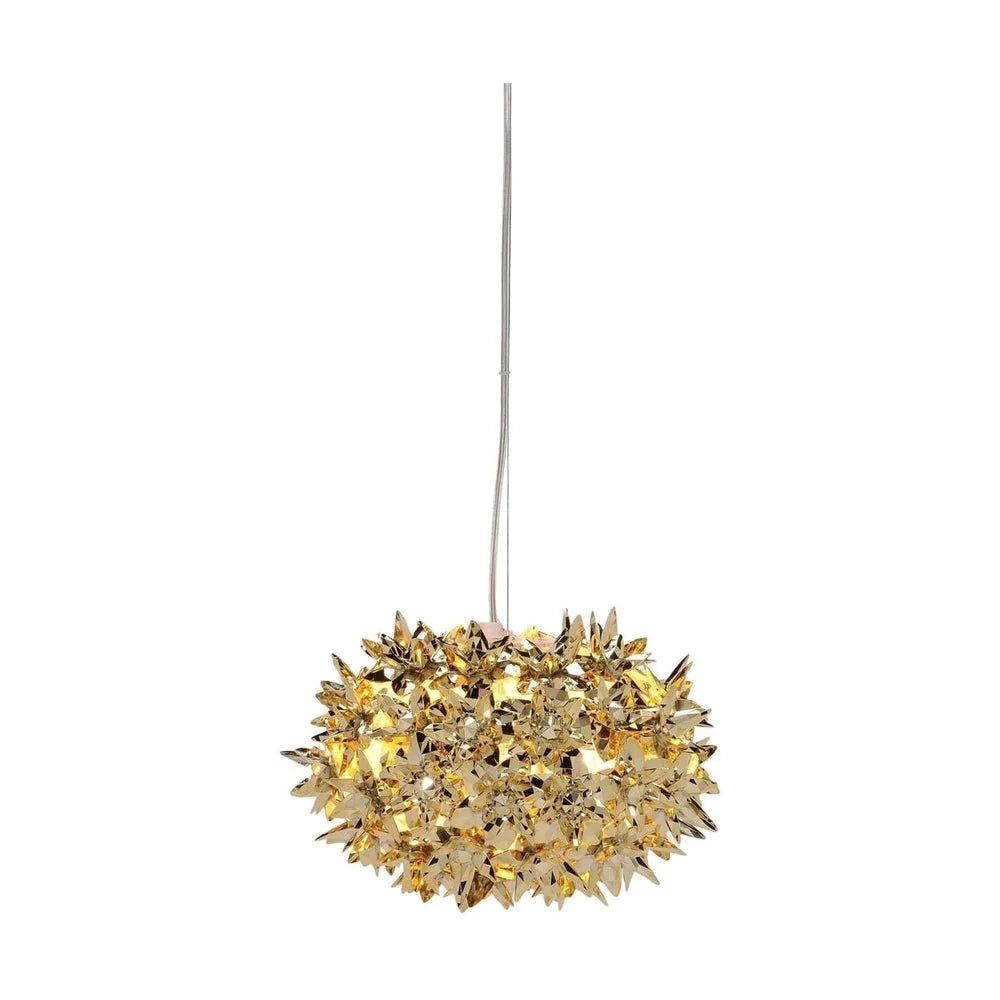 Kartell Bloom Hanging Suspension Lamp Small, Gold