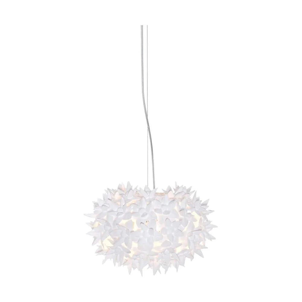 Kartellblüte Hanging Suspension Lampe klein, weiß