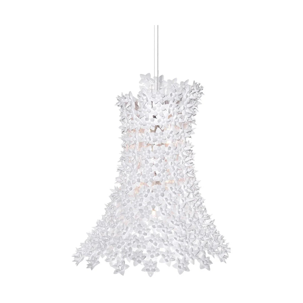 Lampe suspension suspendue Kartell Bloom, blanc