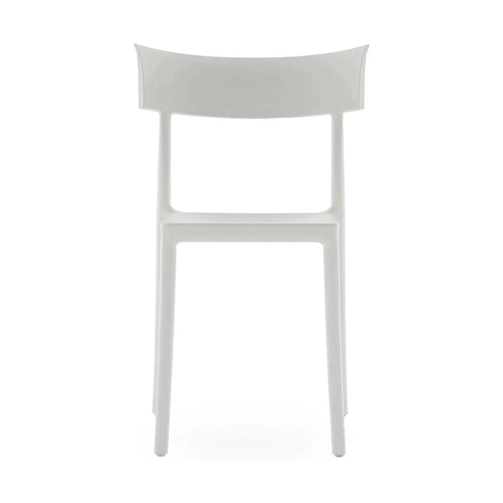 Kartell catwalk mattstol, vit