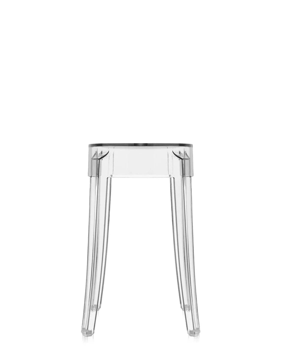 Kartell Charles Ghost Stool 46 cm, Crystal