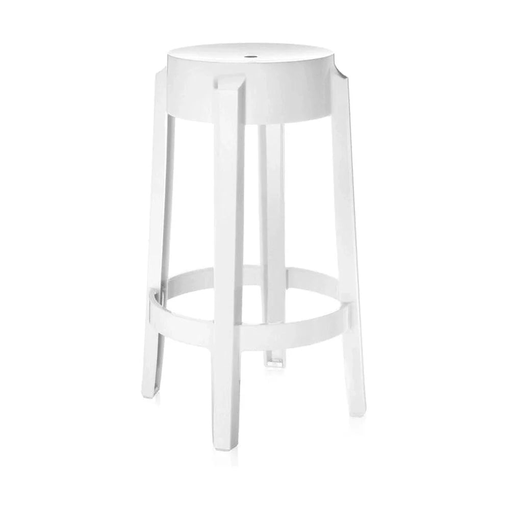 Kartell Charles Ghost Stool 65 cm, hvid