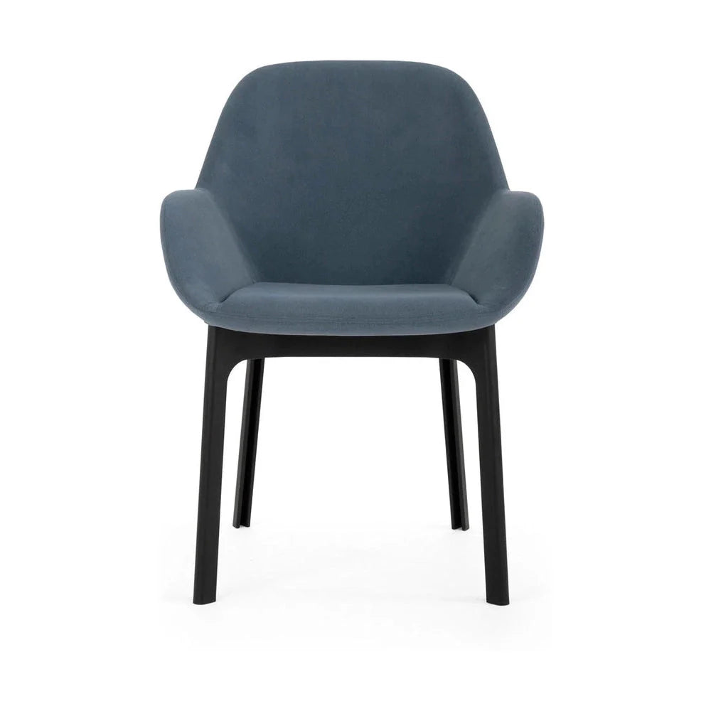 Fauteuil Kartell Clap Aquaclean, noir / poussière