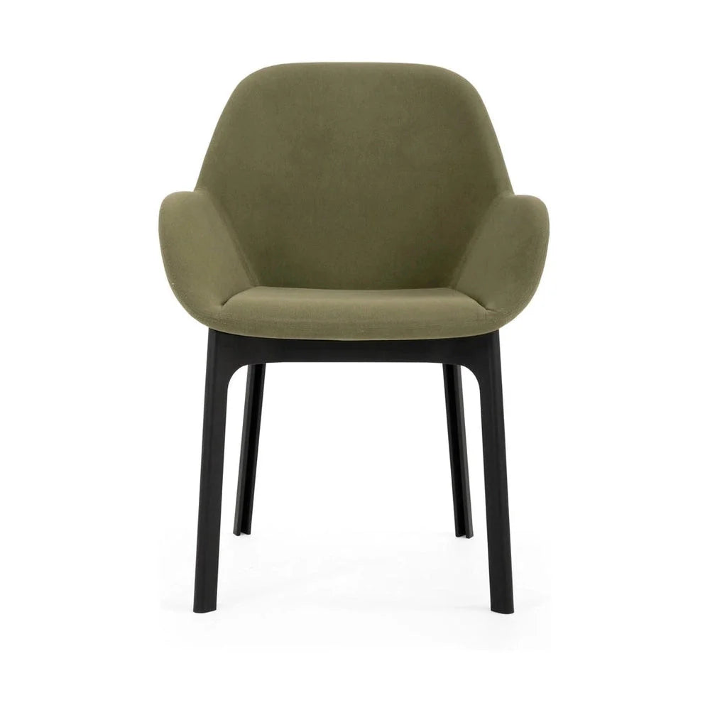 [product_category]-Kartell Clap Aquaclean Armchair, Black/Green-Kartell-8058967313284-04187N4-KAR-1