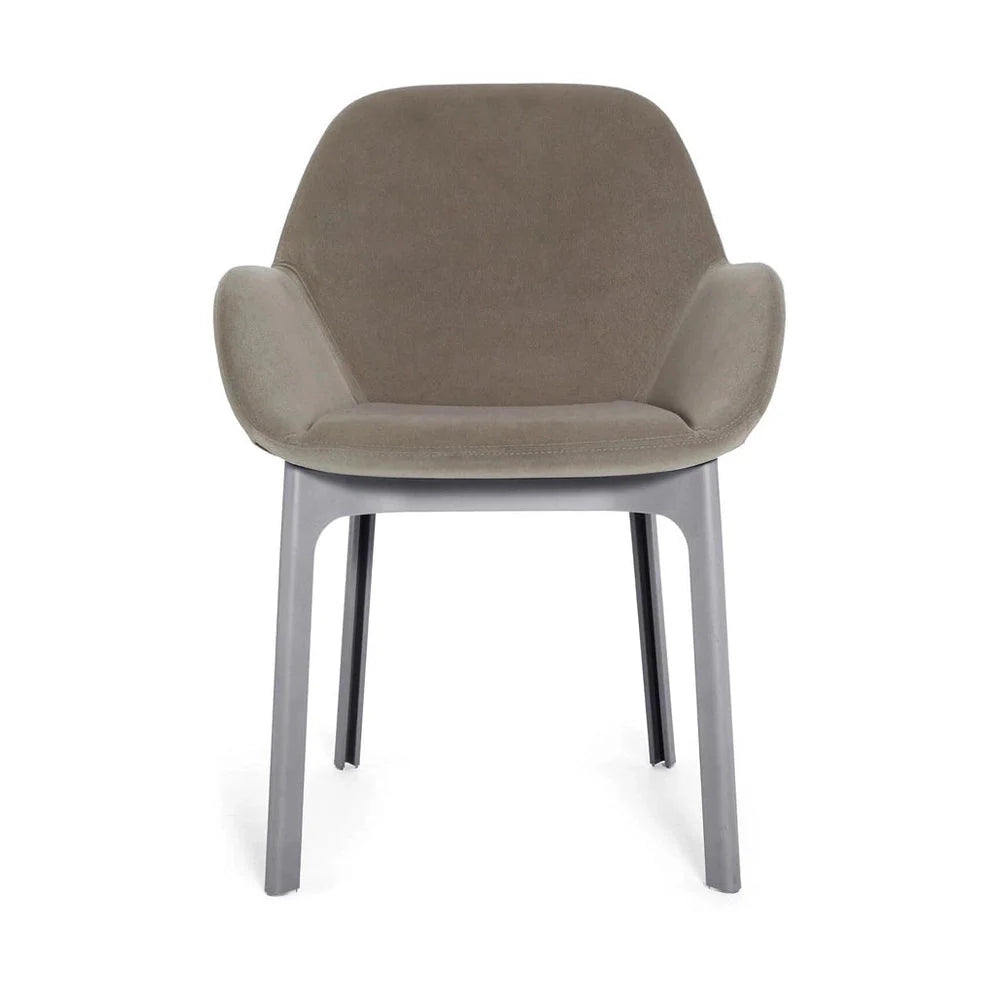 Fauteuil Kartell Clap Aquaclean, gris / ecru