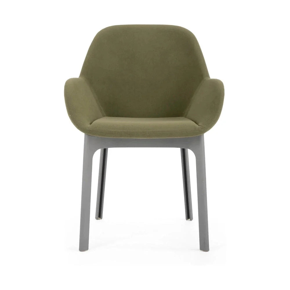 Sillón de acuácaras de Kartell Clap, gris/verde