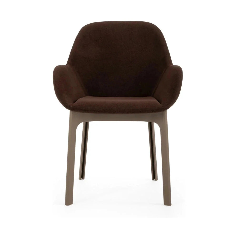 Fauteuil Kartell Clap Aquaclean, taupe / brique rouge