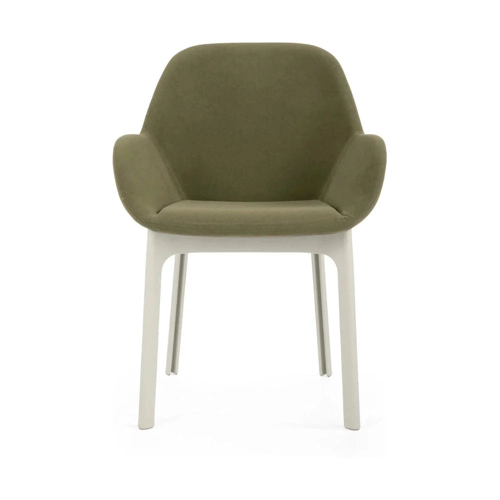 Sillón de acuálico de Kartell Clap, blanco/verde