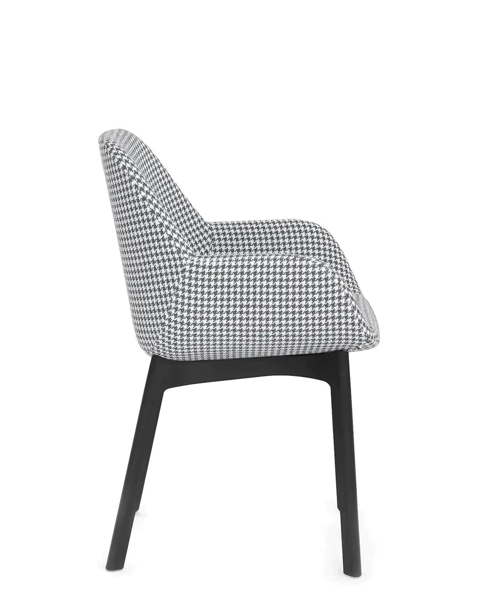 [product_category]-Kartell Clap Armchair, Black/Houndstooth Grey-Kartell-8058967287660-04182NF-KAR-10