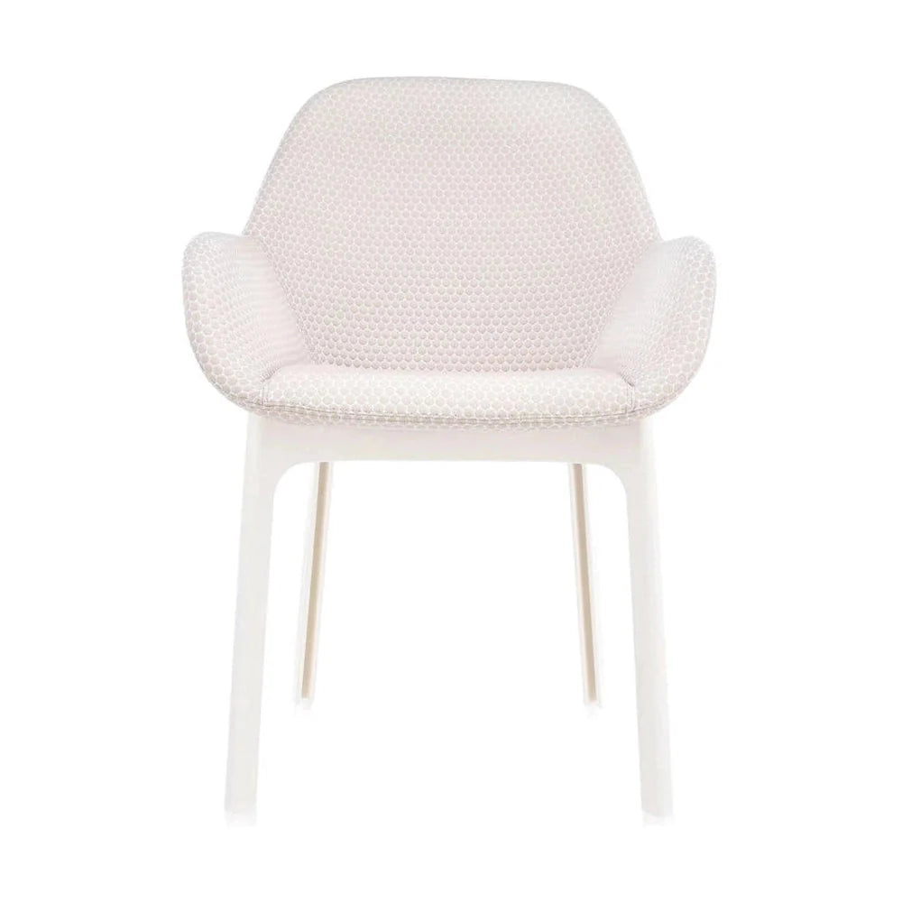 Kartell klapper lænestol, hvid/beige