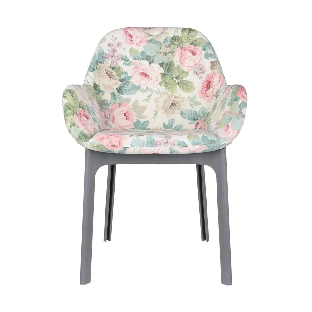 Kartell klapper blomster lænestol, grå/Chelsea