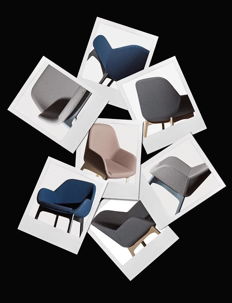 [product_category]-Kartell Clap Pvc Armchair, Black/Dark Grey-Kartell-8058967203516-04183NG-KAR-7