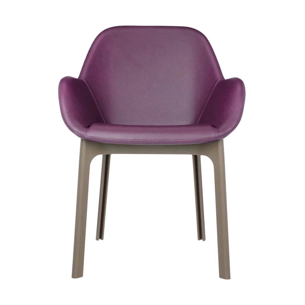 Kartell Clap PVC Sillón, Taupe/Plum