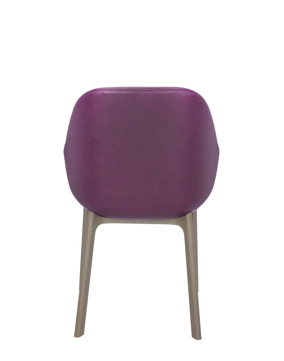 [product_category]-Kartell Clap Pvc Armchair, Taupe/Plum-Kartell-8058967203370-04183TP-KAR-4