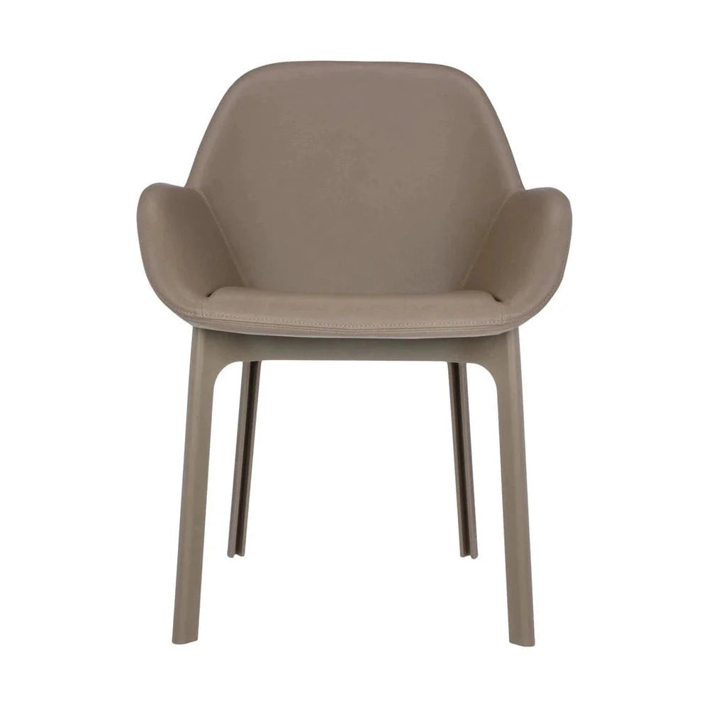 Kartell Clap PVC lænestol, taupe/taupe