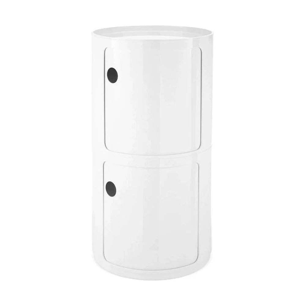 Kartell Componibili Classic Big Container 2 elementos grandes, blancos