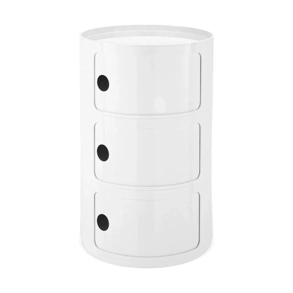 Kartell Componibili Classic Big Container 3 Éléments, blanc