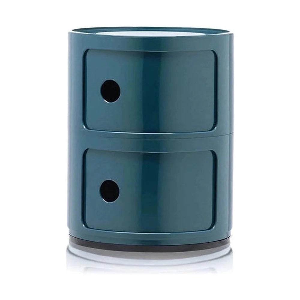 Kartell Componibili Classic Container 2 elementos, azul