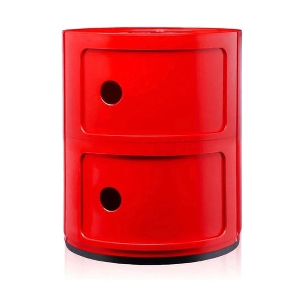 Kartell Componibili Classic Container 2 elementos, rojo