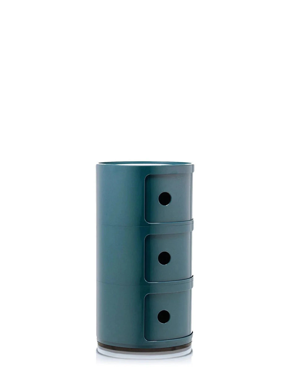 [product_category]-Kartell Componibili Classic Container 3 Elements, Blue-Kartell-8058967253580-0496715-KAR-3