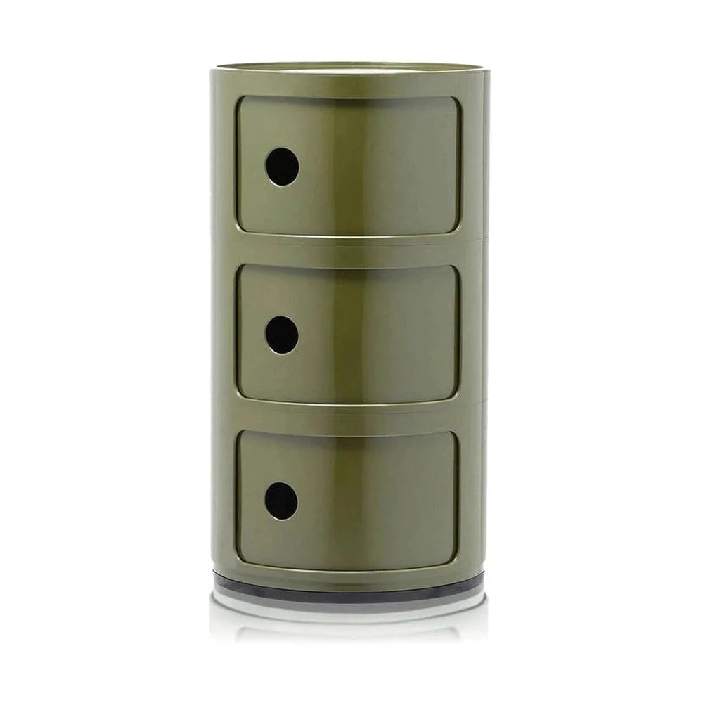 Kartell Componibili Classic Container 3 éléments, vert