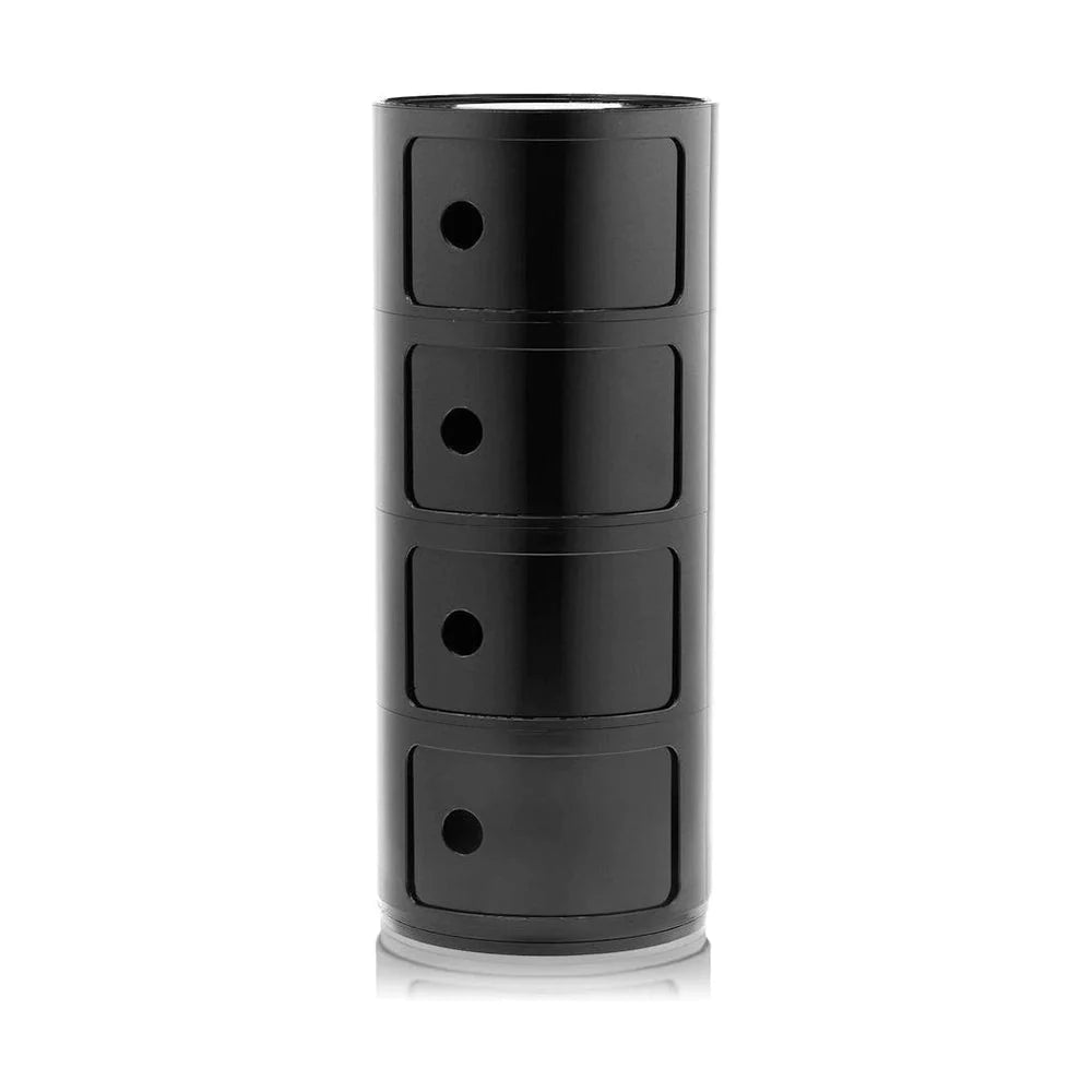 [product_category]-Kartell Componibili Classic Container 4 Elements, Black-Kartell-8058967251012-0498509-KAR-1