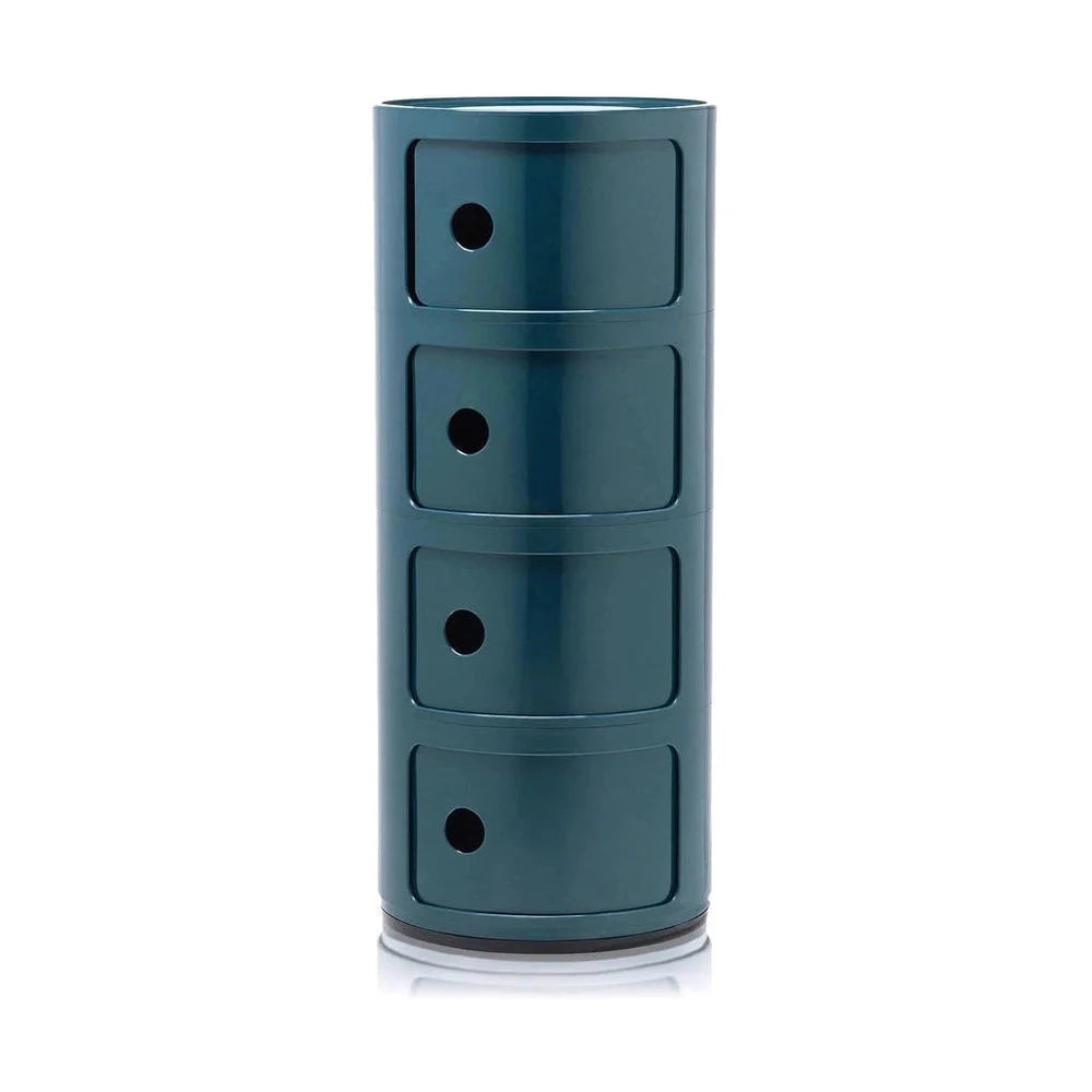 Kartell Componibili Classic Container 4 Elemente, blau