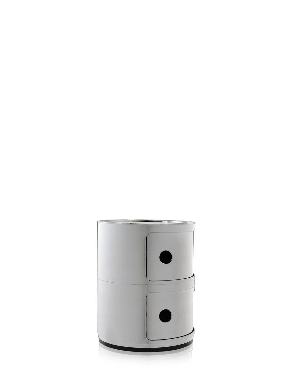 [product_category]-Kartell Componibili Metal Container 2 Elements, Chromed-Kartell-8058967191363-05966XX-KAR-3