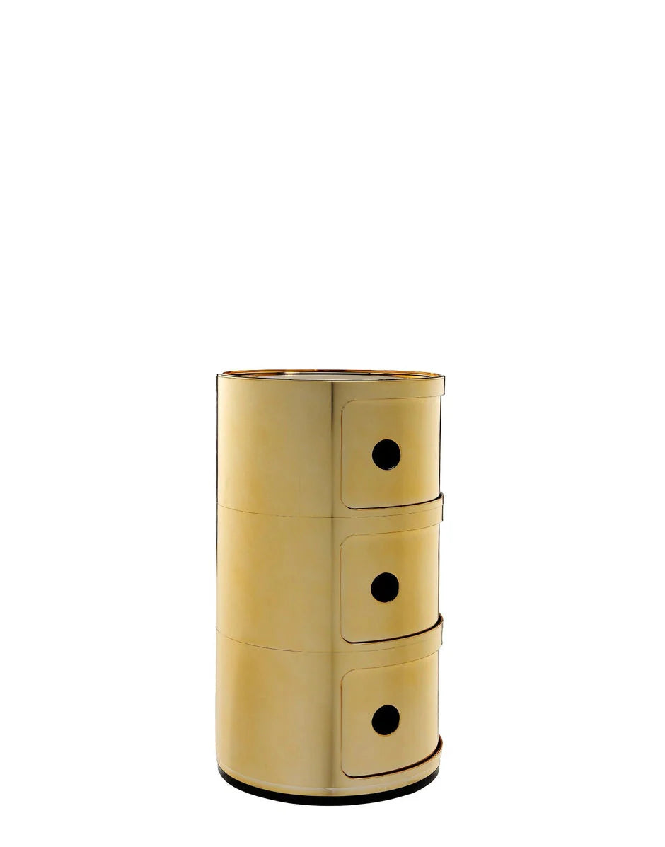 [product_category]-Kartell Componibili Metal Container 3 Elements, Gold-Kartell-8058967191448-05967GG-KAR-3