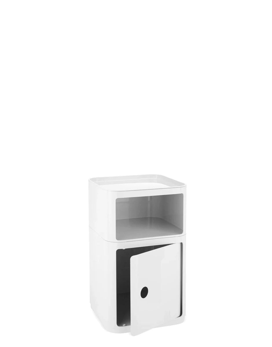 [product_category]-Kartell Componibili Square Container 1 Element, White-Kartell-8058967066128-0497003-KAR-3