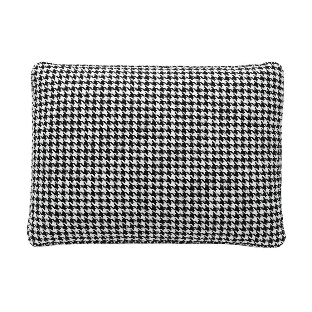 Kartell Cushion Pied de Poule 35x48 cm, negro