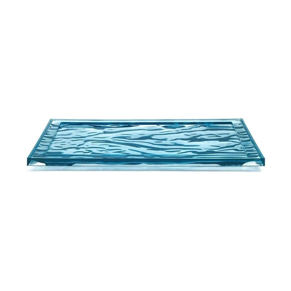 Kartell Dune Tray 46x22 cm, bleu clair