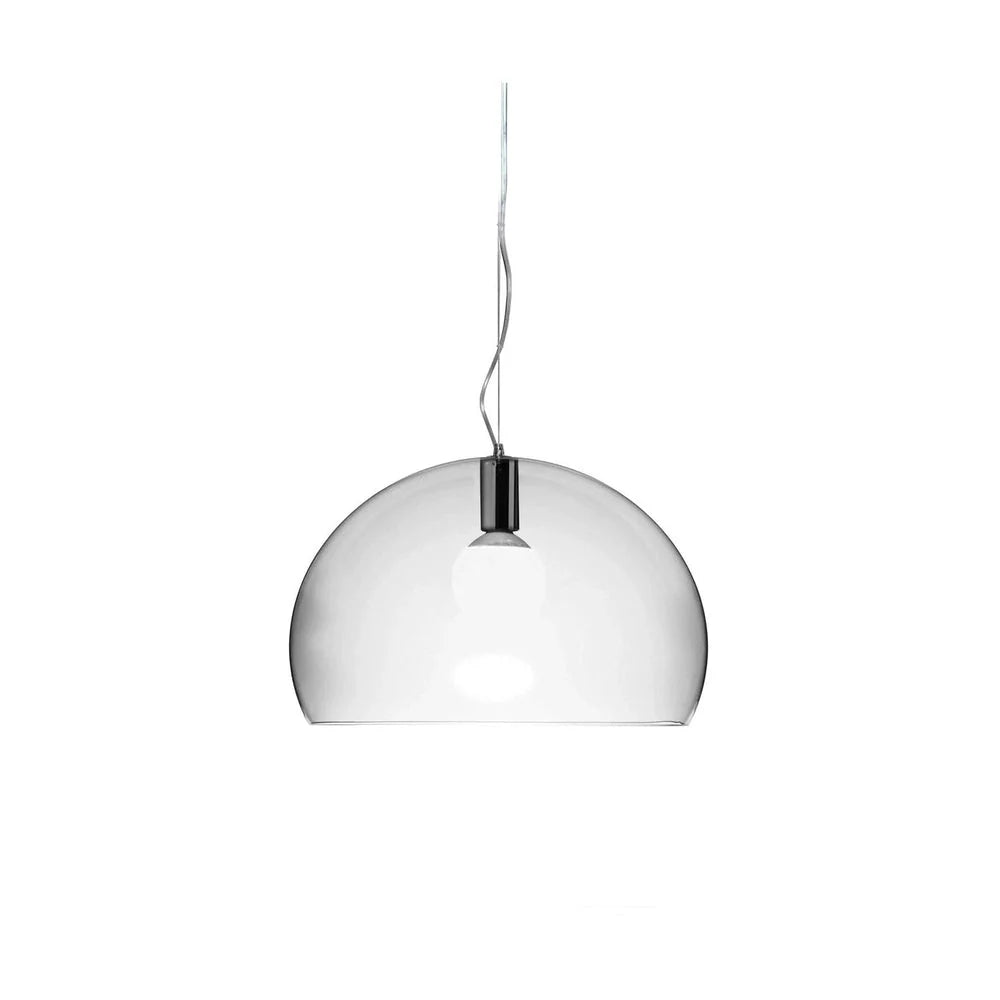 Kartell Fl/Y Suspension Lamp, Crystal