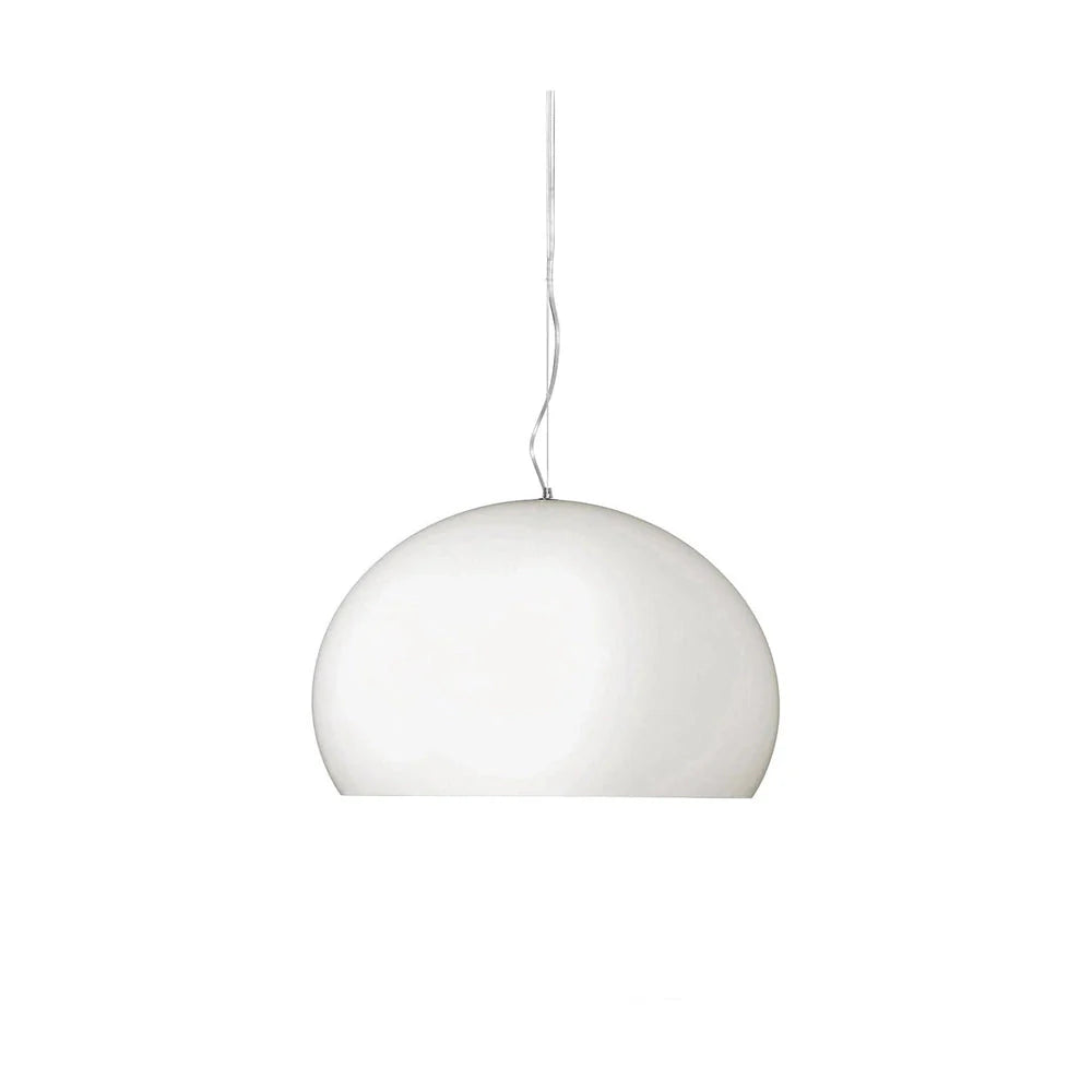 Kartell Fl/Y Suspension Lamp, Mat White