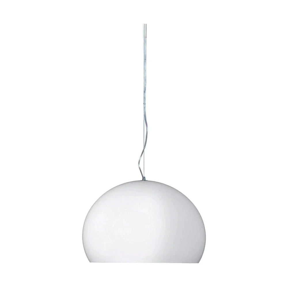 Kartell FL/Y Suspension Lamp lille, gennemsigtig/hvid