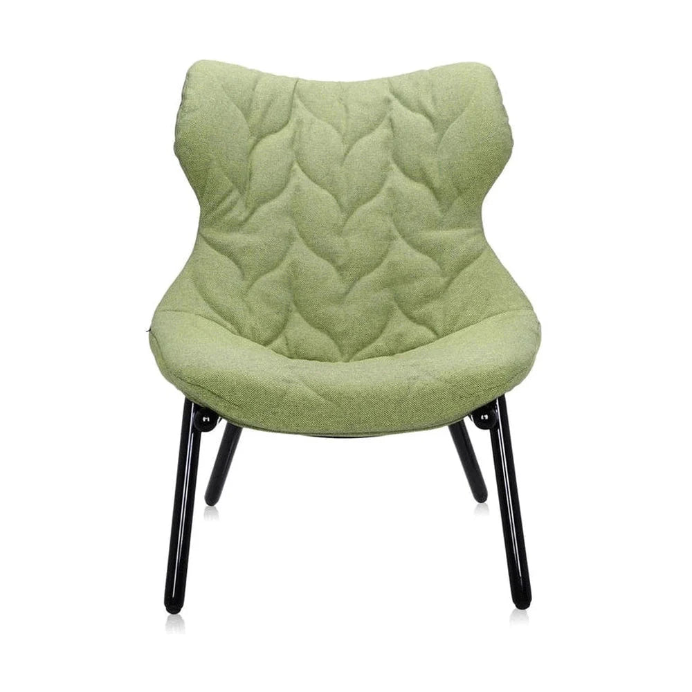 Trevira de fauteuil de feuillage Kartell, noir / vert