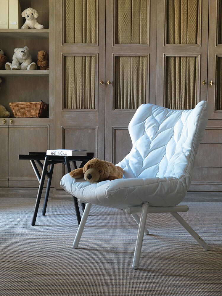 [product_category]-Kartell Foliage Armchair Trevira, Black/Grey-Kartell-8058967182415-06086NC-KAR-8