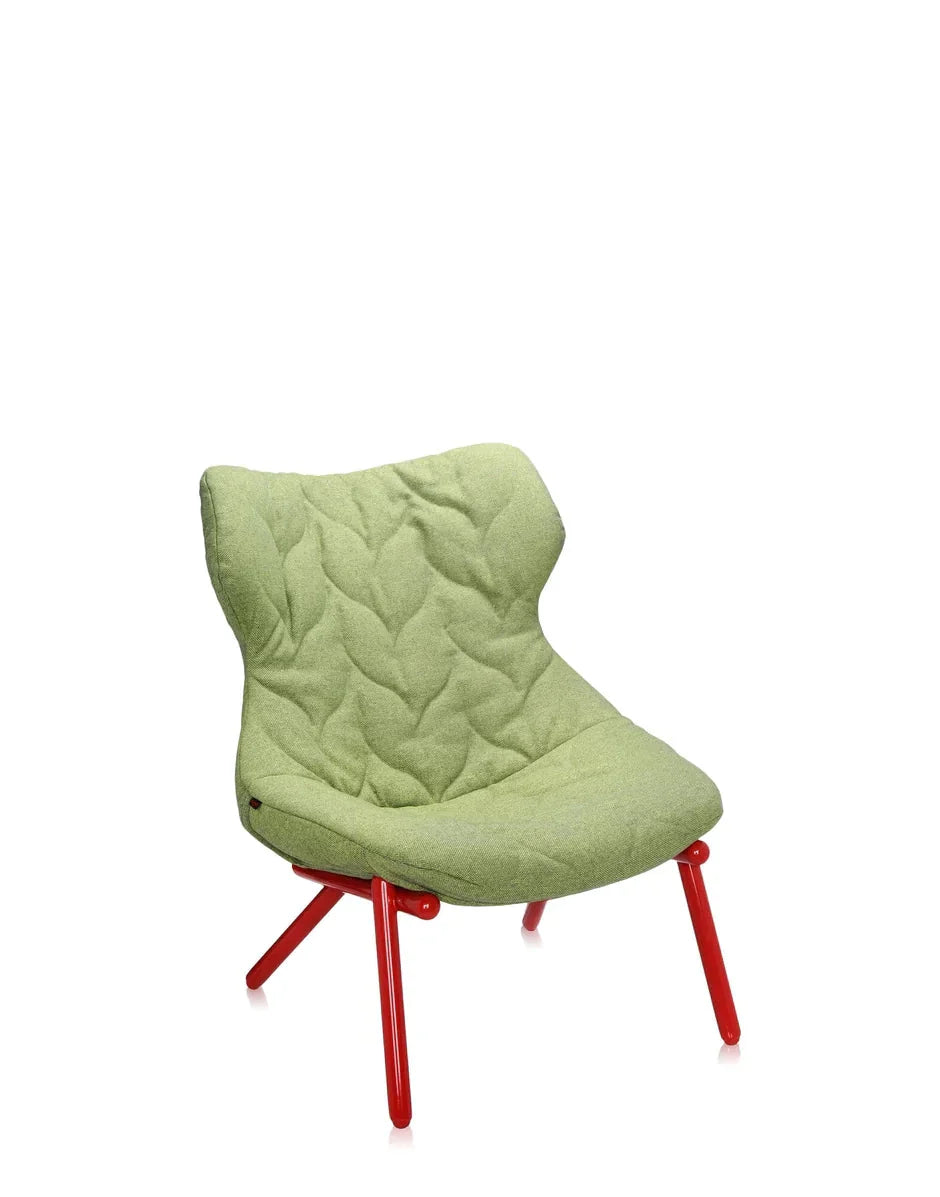 [product_category]-Kartell Foliage Armchair Trevira, Red/Green-Kartell-8058967182774-06086RD-KAR-10