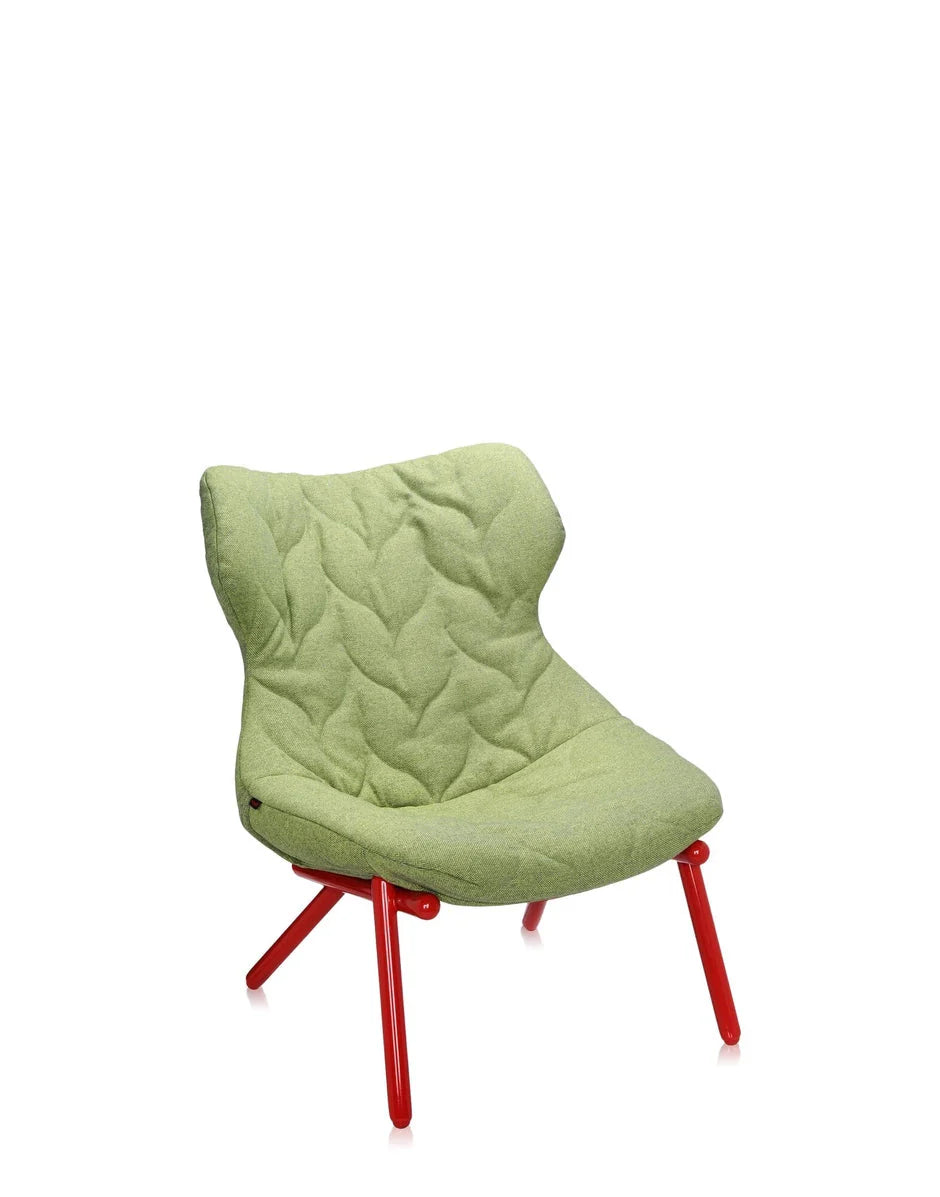 [product_category]-Kartell Foliage Armchair Trevira, Red/Green-Kartell-8058967182774-06086RD-KAR-2