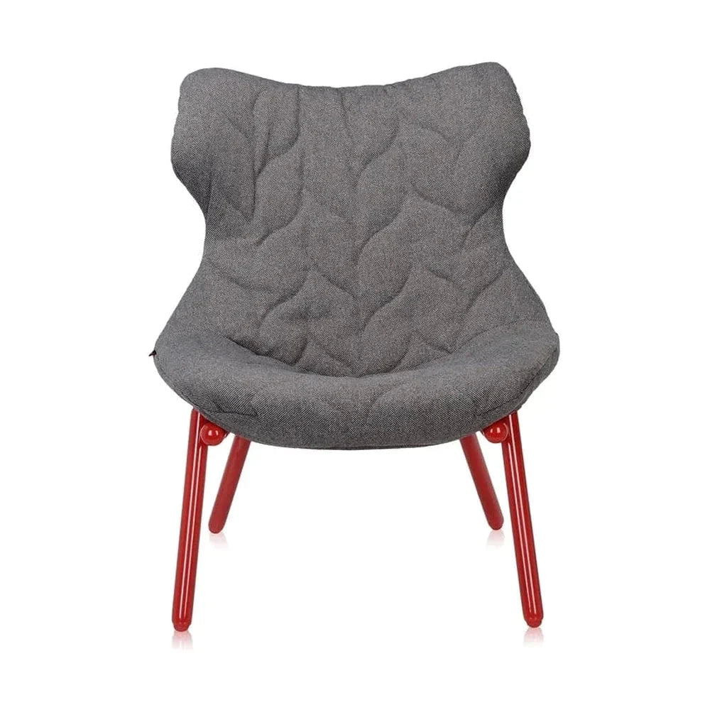 [product_category]-Kartell Foliage Armchair Trevira, Red/Grey-Kartell-8058967182750-06086RC-KAR-9