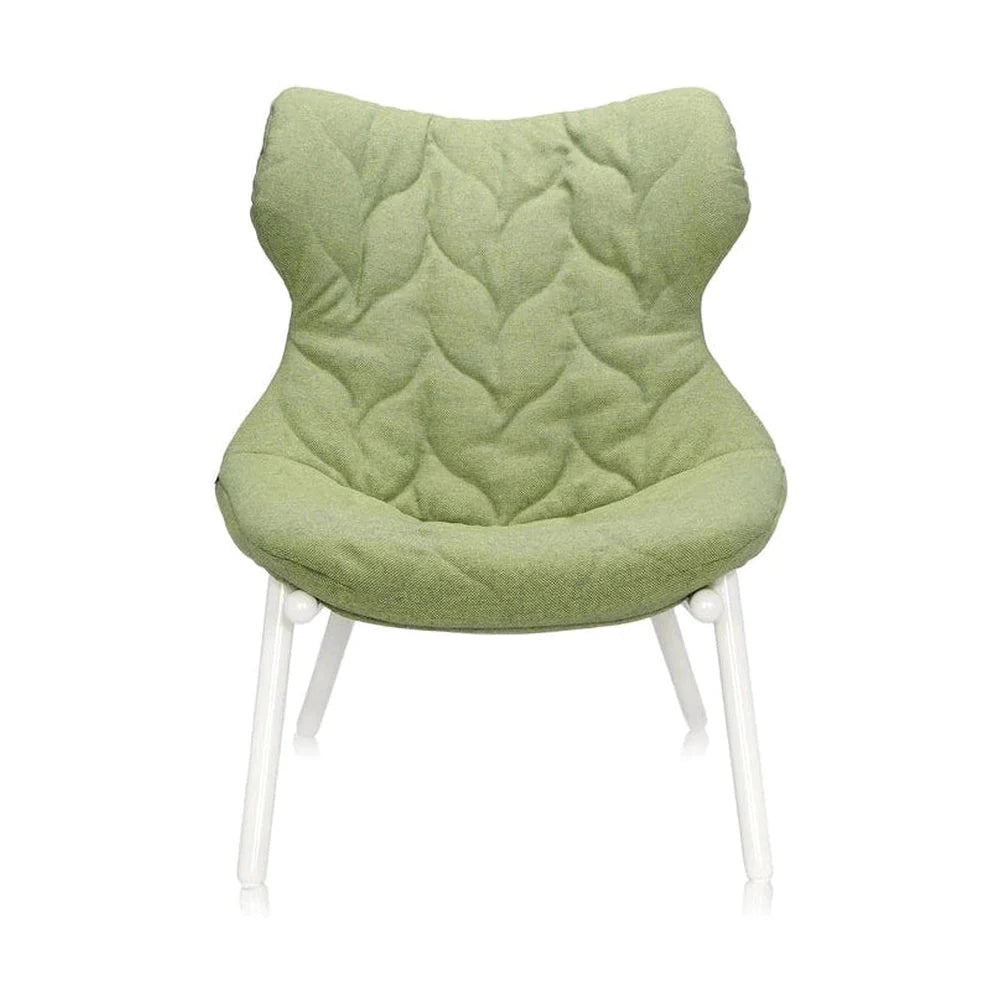 Kartell Follage Sillón Trevira, blanco/verde