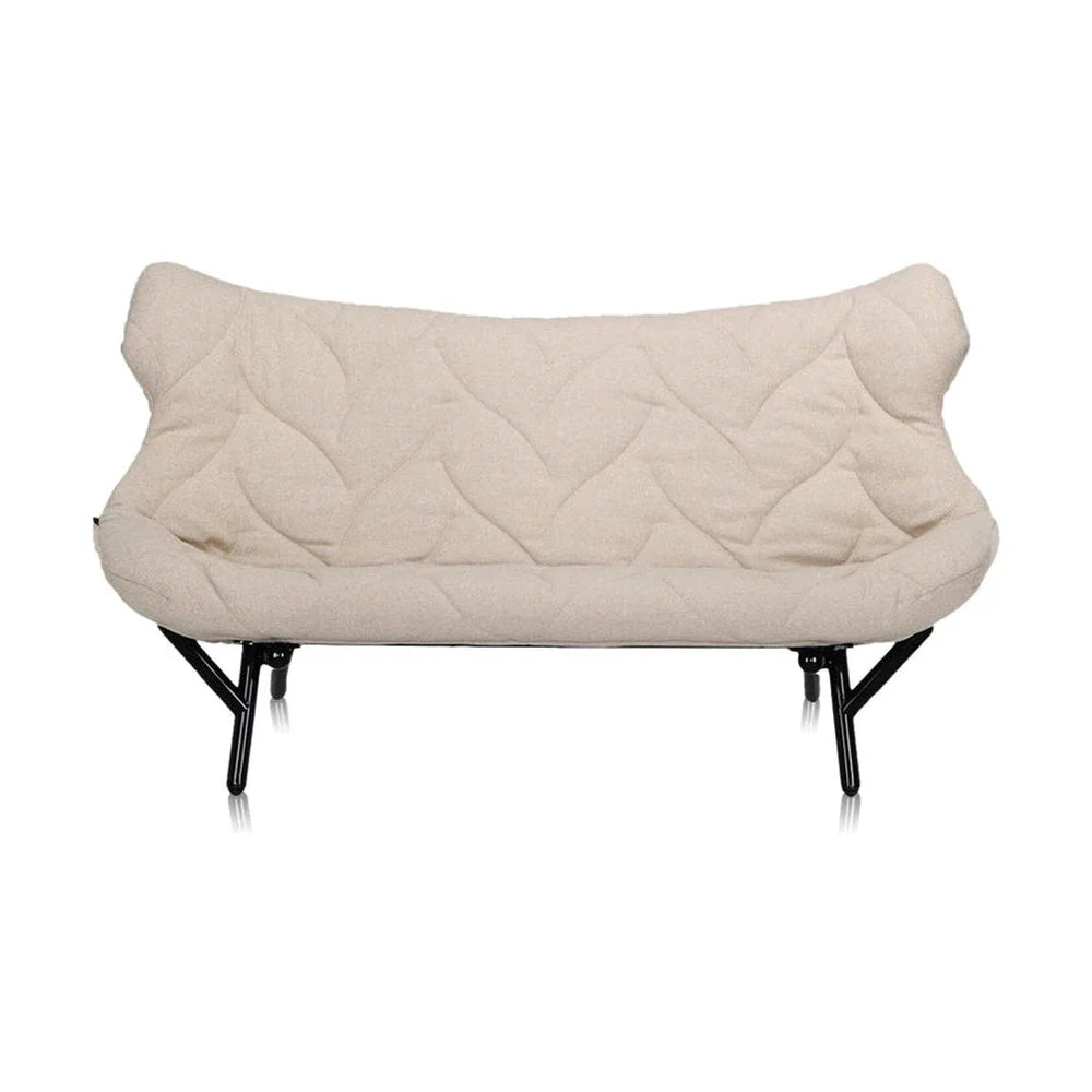 Kartell Foliage Sofa Trevira, Black/Beige