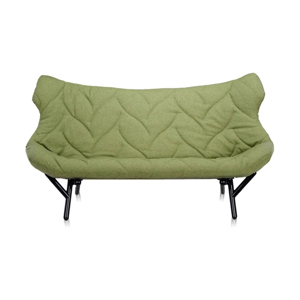 Kartell løv sofa Trevira, sort/grøn