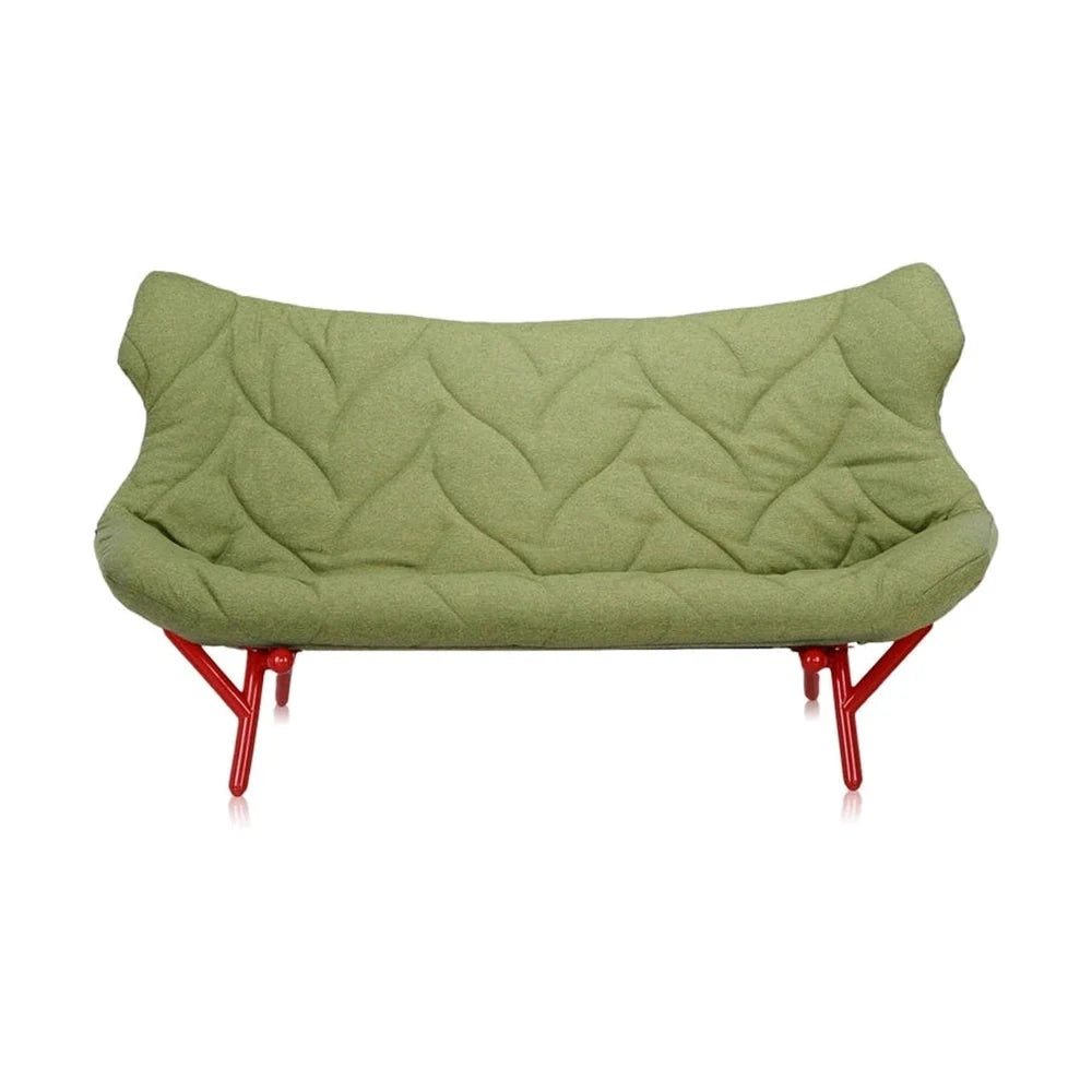 Kartell Foliage Sofa Trevira, Red/Green