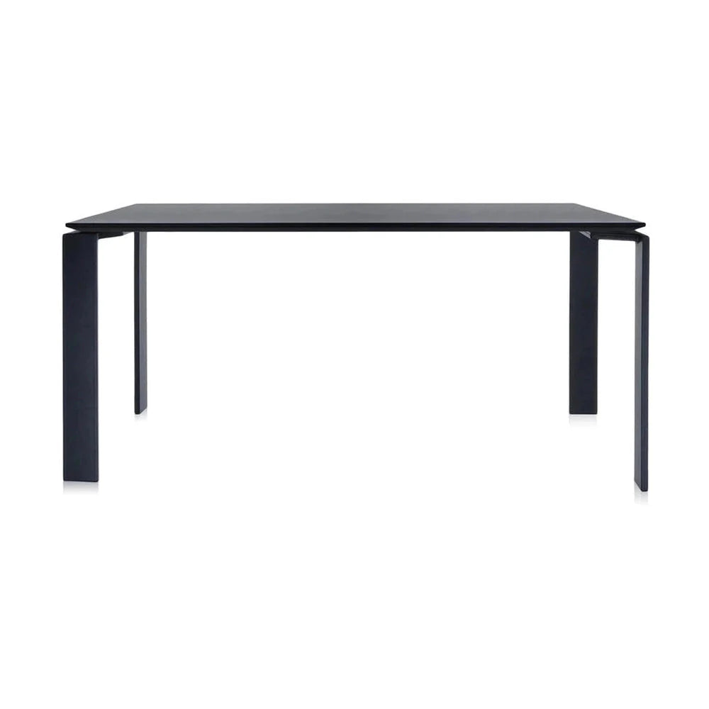 Kartell fyra skrivbord 158x79 cm, svart/svart